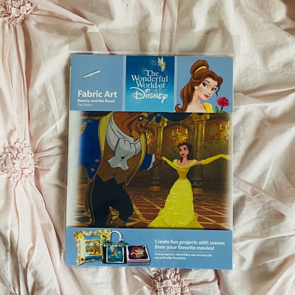 Disney’s Beauty and the Beast Fabric Art - Picture 1 of 2